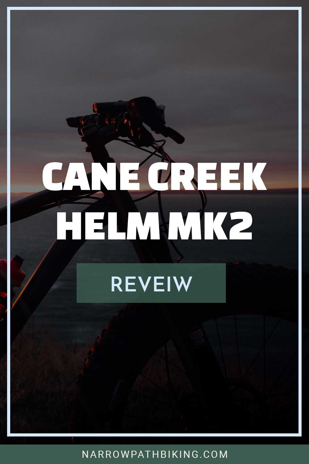 Bike front close up - Cane Creek Helm Mk2 Reveiw