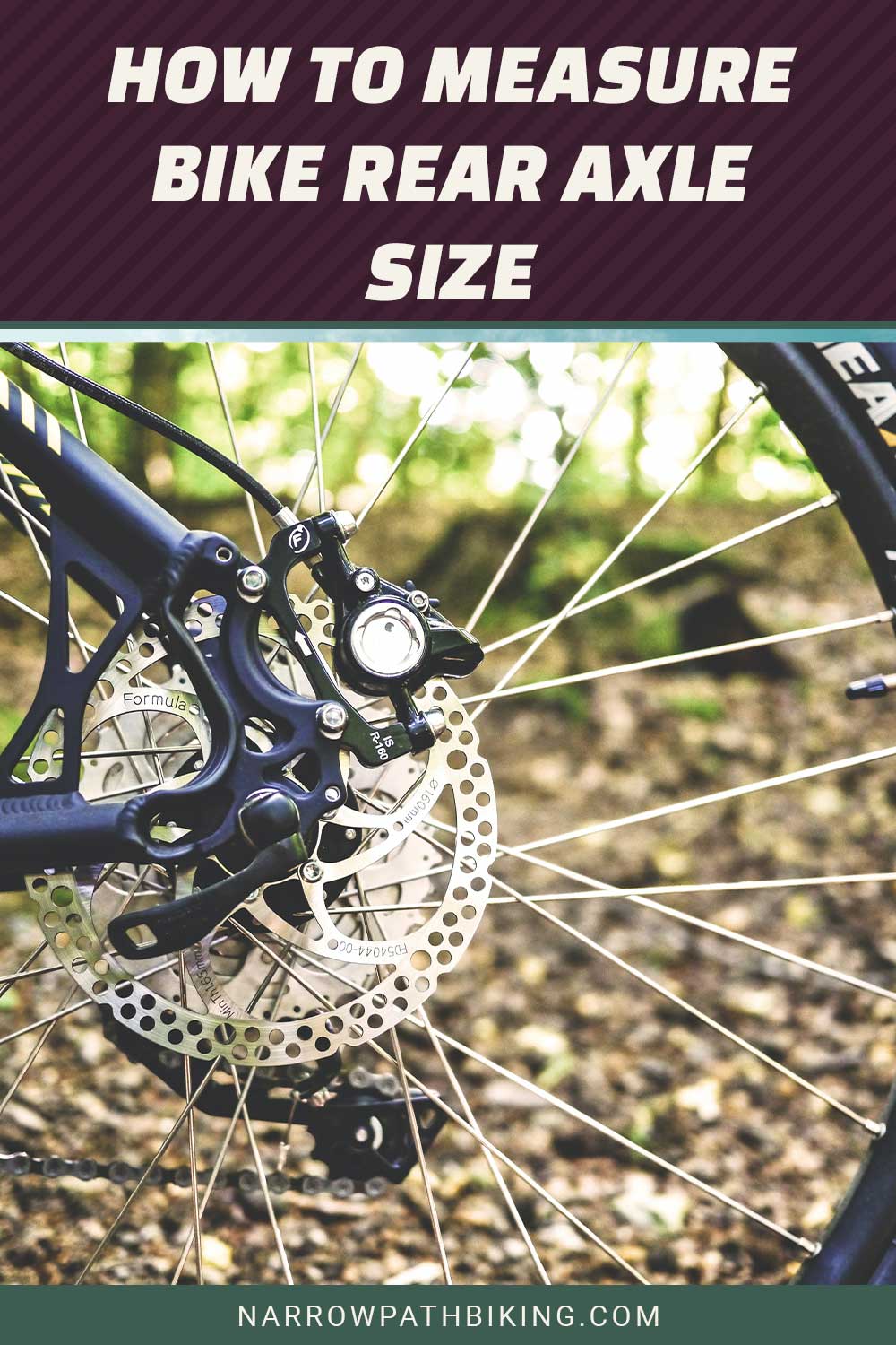 Bike crank of rear wheel - How to Measure Bike Rear Axle Size?