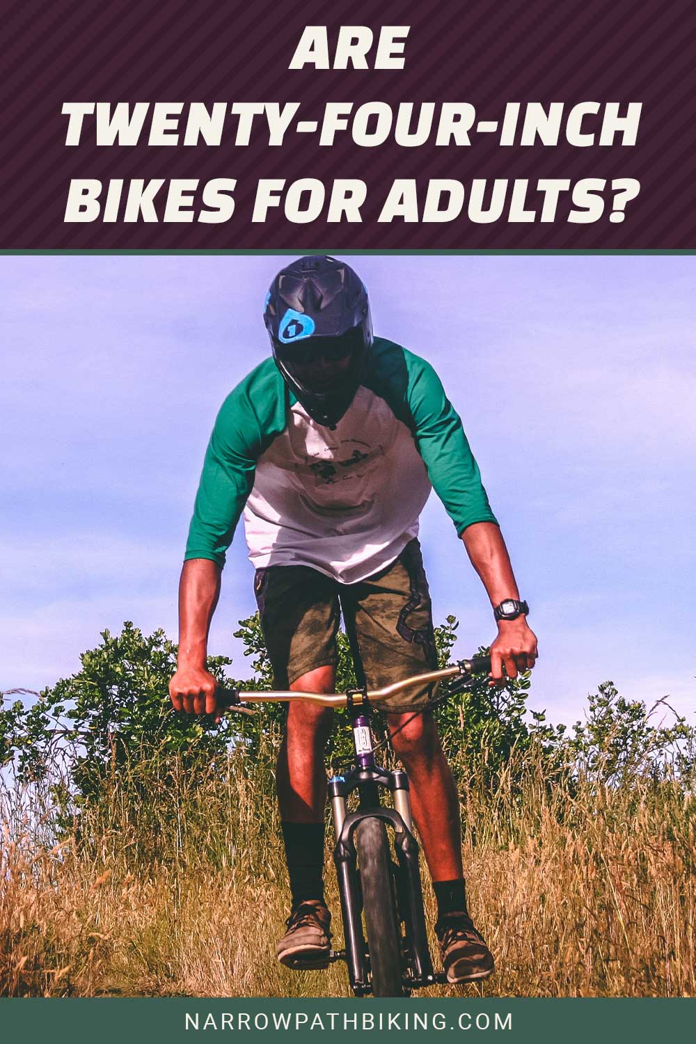 Man riding a bike - Are Twenty-Four-Inch Bikes For Adults?